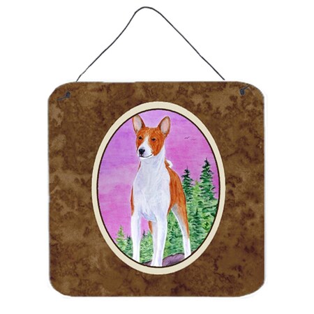 Carolines Treasures Basenji Aluminium Metal Wall Or Door Hanging Prints SS8611DS66